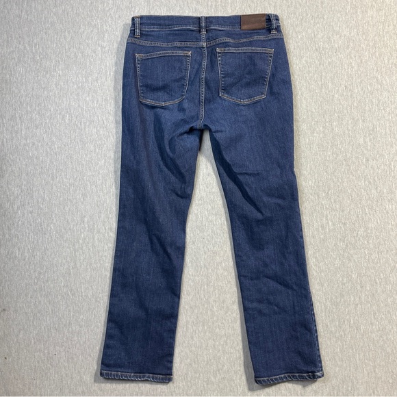 Lauren Ralph Lauren Women’s Jeans Size 10 Mid Rise Straight Leg Medium Wash Blue - Picture 10 of 12
